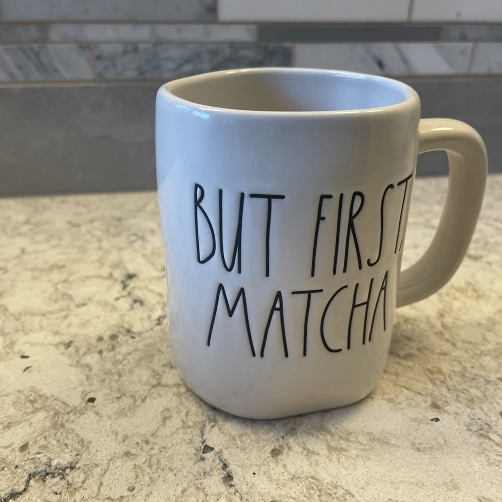 But‎ First Matcha - Rae Dunn coffee / tea  Mug - Picture 2 of 8